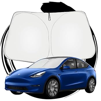 Amazon | ruiya 新型 テスラ モデルY 専用 サンシェード